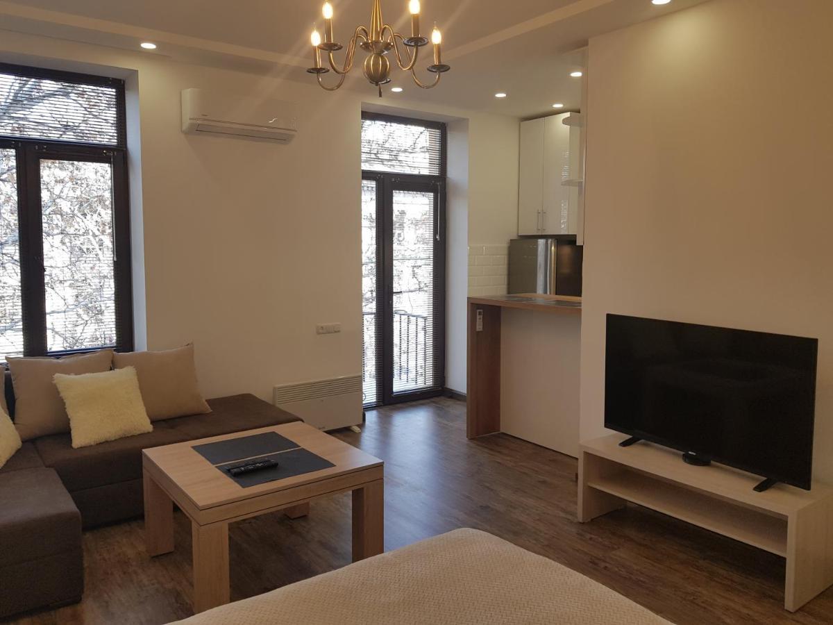Apartamento Cascade White Luxury Ereván Exterior foto